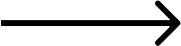 Black arrow pointing right on white background, indicating forward direction or next step.
